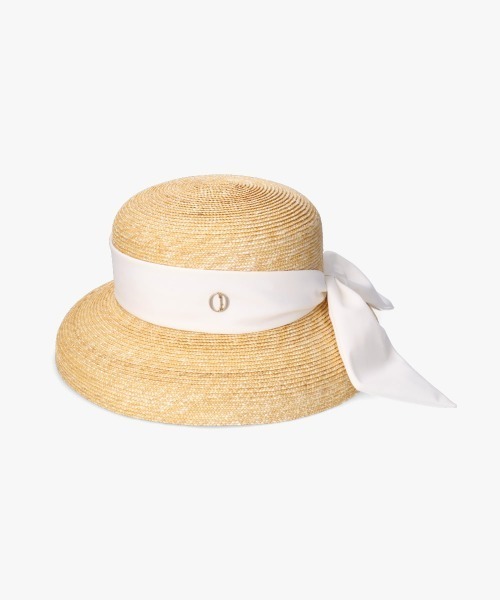 「Chapeau d' O」 ストローハット M/57.5cm ホワイト レディース_画像2
