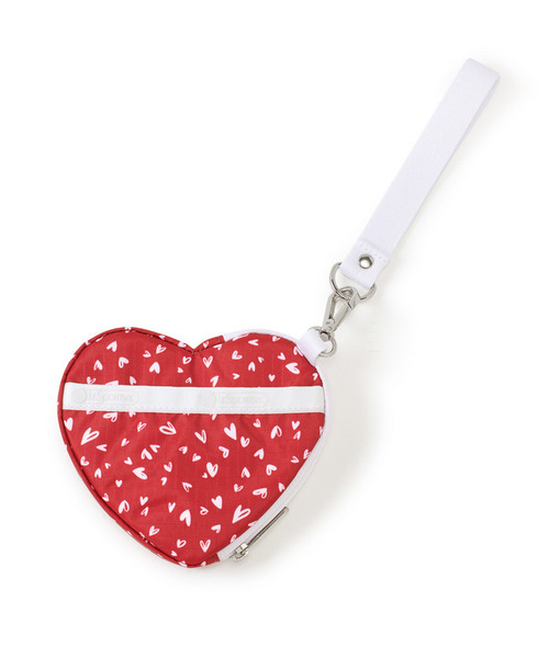 LeSportsac（レスポートサック） チャーム HEART WRISTLET レッドミニ