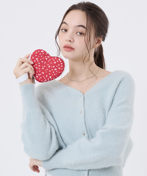 LeSportsac（レスポートサック） チャーム HEART WRISTLET レッドミニ