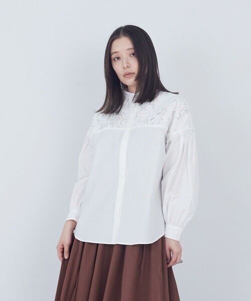ADIEU TRISTESSE（アデュートリステス） ブラウス シャツ エンブロイ