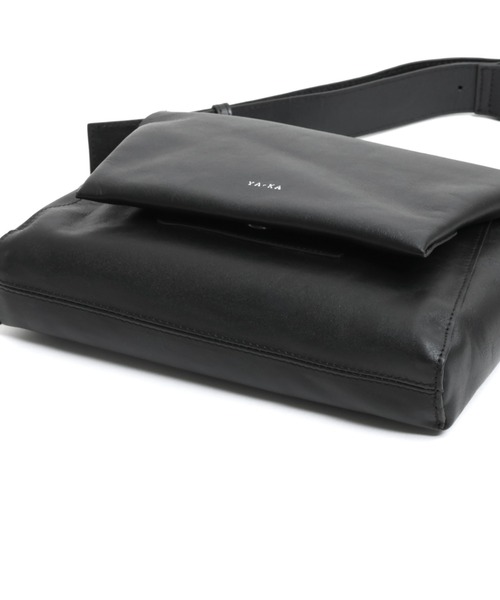 YArKA ハンドバッグ 「YArKA/ヤーカ」real leather fluffy flap