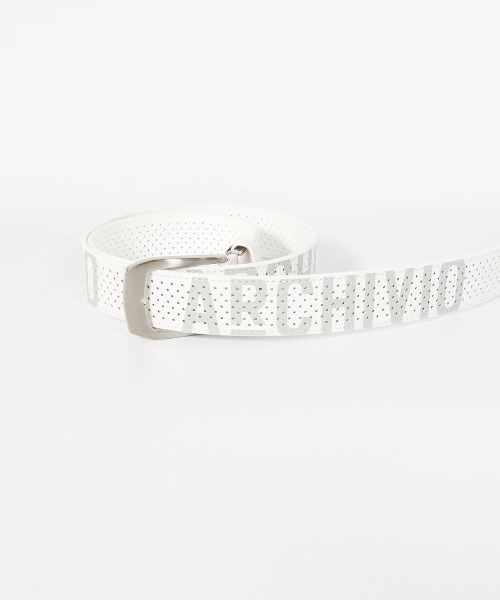 archivio（アルチビオ） ベルト 「MENS」ホールドットロゴベルト