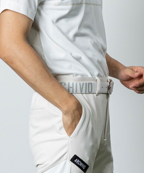 archivio（アルチビオ） ベルト 「MENS」ホールドットロゴベルト