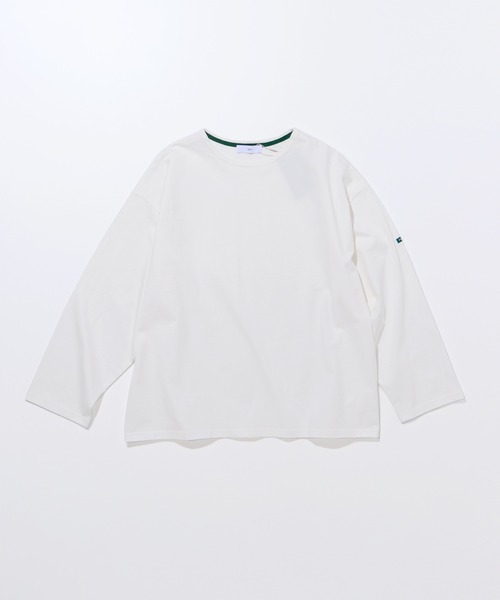 「FIDELITY」 長袖Tシャツ SMALL オフホワイト メンズ_画像8