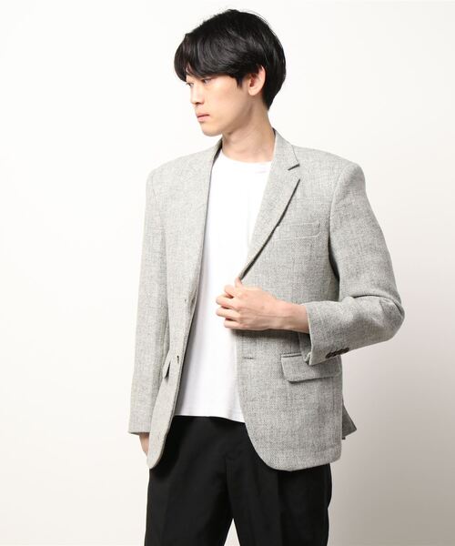 HARRIS TWEED（ハリスツイード） テーラードジャケット 44 ライト