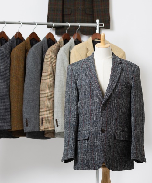 HARRIS TWEED（ハリスツイード） テーラードジャケット 44 ライト