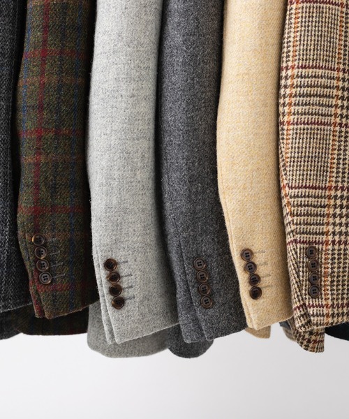 HARRIS TWEED（ハリスツイード） テーラードジャケット 44 ライト