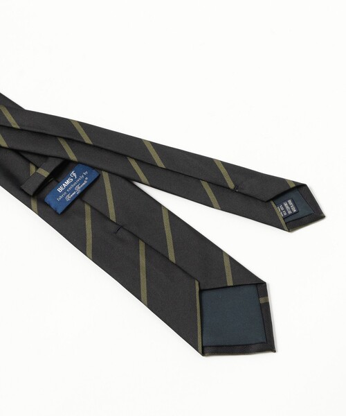 BEAMS F（ビームスF） ネクタイ Fermo Fossati シルク ストライプ
