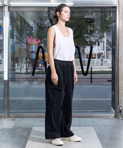 「VOAAOV」 コーデュロイパンツ 1 オリーブ メンズ_画像3