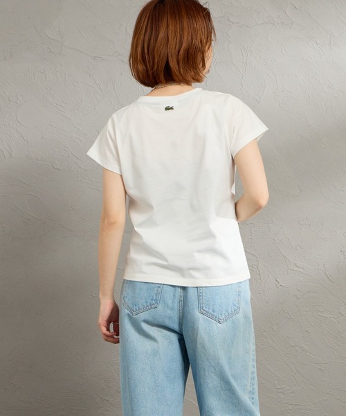 LACOSTE（ラコステ） tシャツ ワンポイントロゴ刺繍 コンパクトTシャツ
