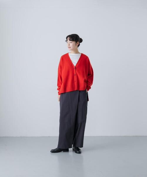 「かぐれ」 ニットカーディガン FREE グレー系その他 レディース_画像5