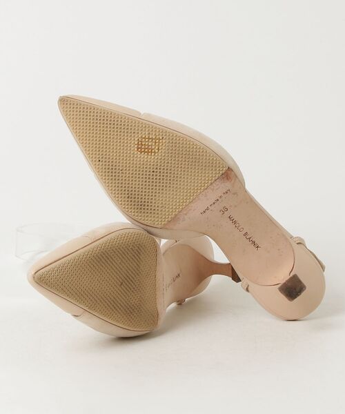 「Manolo Blahnik」 ヒールサンダル 36 ベージュ レディース_画像3