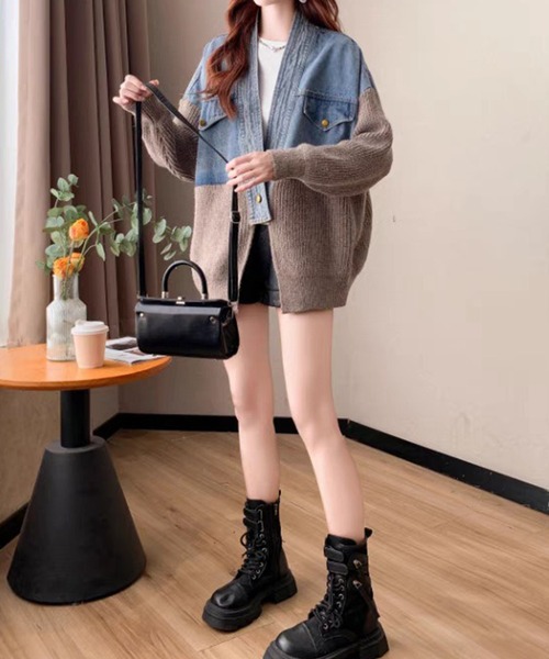 「SpRay」 カーディガン FREE オフホワイト レディース_画像5