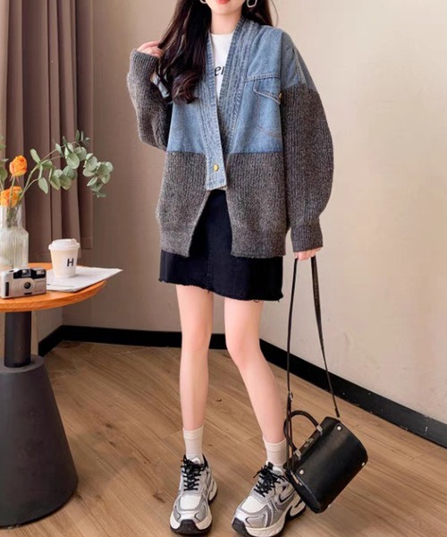 「SpRay」 カーディガン FREE オフホワイト レディース_画像9