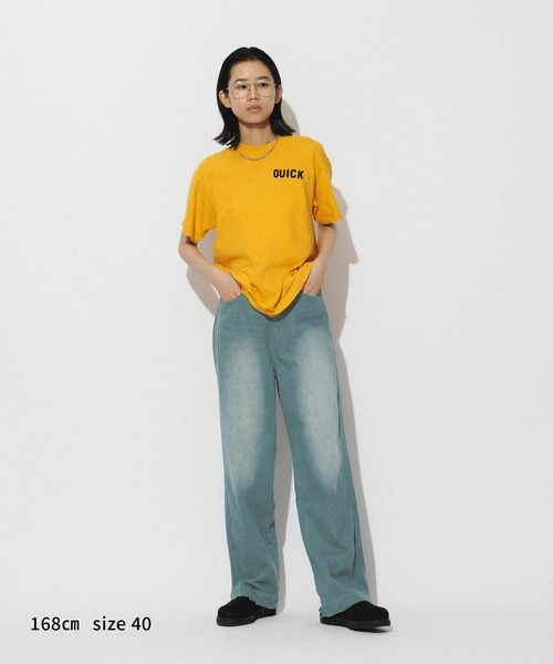 「M TO R」 デニムパンツ 38 ブルー系その他4 レディース_画像4