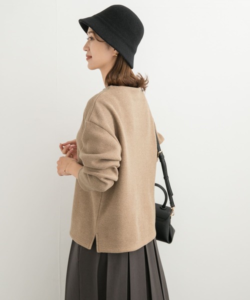 「URBAN RESEARCH DOORS」 スウェットカットソー MEDIUM チャコールグレー レディース_画像9