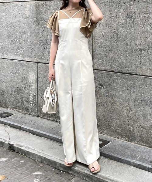 「mysty woman」 半袖Tシャツ FREE オフホワイト レディース_画像7