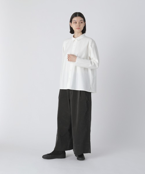 「Plantation」 長袖シャツ M size グリーン レディース_画像8