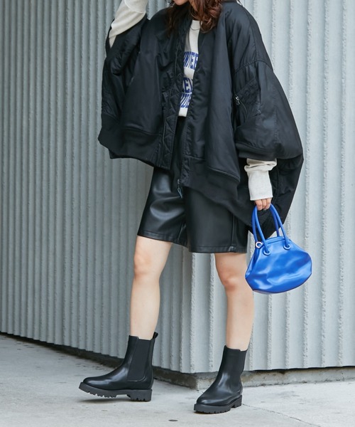 「etsinta」 ブルゾン ONE SIZE ブラック レディース_画像9