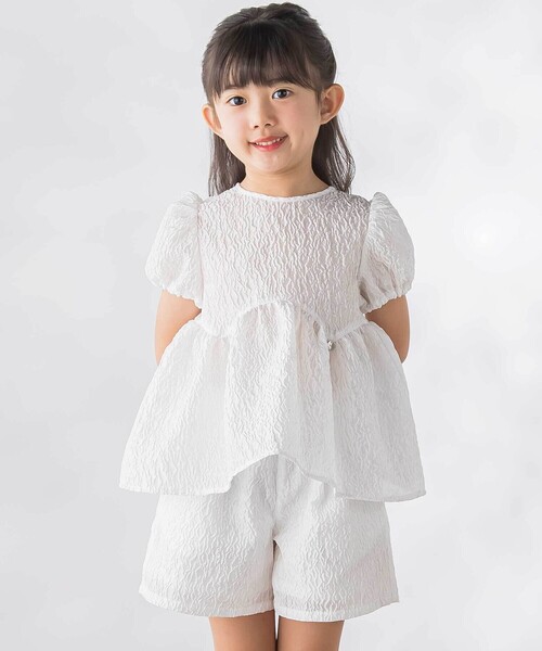 BeBe Petits Pois Vert（ベベ プチ ポワ ヴェール） セットアップ ジャ 