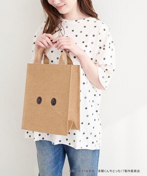 natural couture トートバッグ 「多聞くん今どっち！？コラボ」多聞