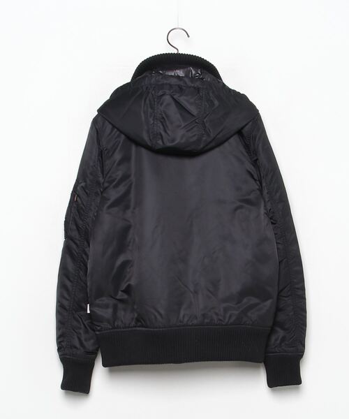 「Alpha Industries」 ブルゾン MEDIUM ブラック メンズ_画像2