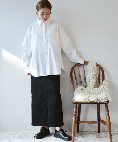 「JOURNAL STANDARD LUXE」 長袖シャツ FREE ホワイト レディースの画像