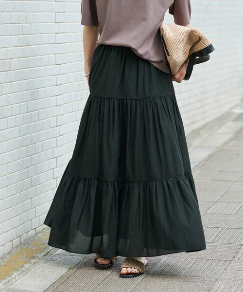 VERMEIL par iena（ヴェルメイユパーイエナ） スカート Airy