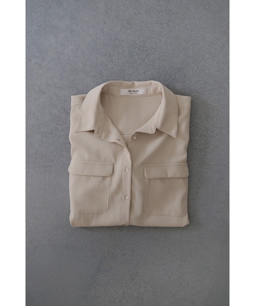 Her lip to ブラウス シャツ Multi-Way Twill Shirt レディース