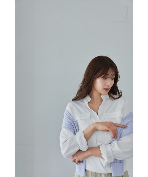 Her lip to ブラウス シャツ Multi-Way Twill Shirt レディース