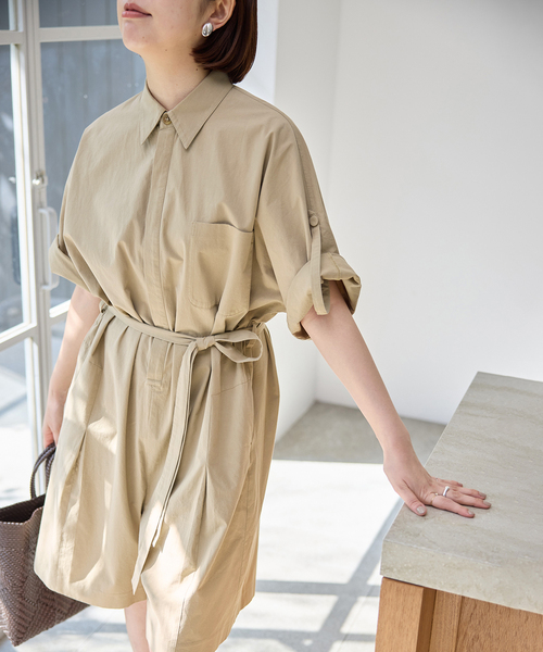 SLOBE IENA（スローブイエナ） サロペット オーバーオール 「接触冷感