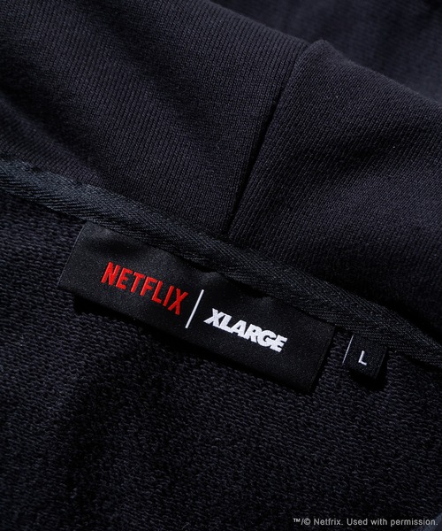 「XLARGE」 ジップアップパーカー L ブラック メンズ_画像3