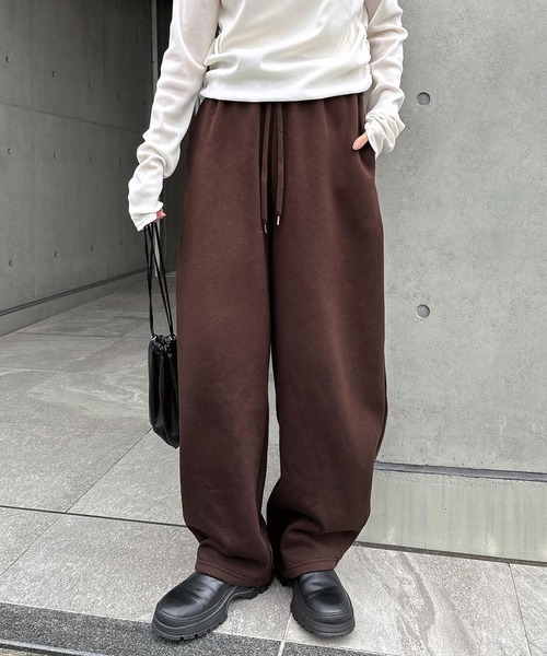 「andme」 「alma design」イージーパンツ M オートミール レディース_画像6