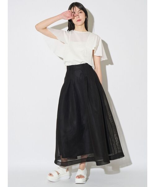 uvカット ブラウス シャツ ケープライクブラウス レディースの画像