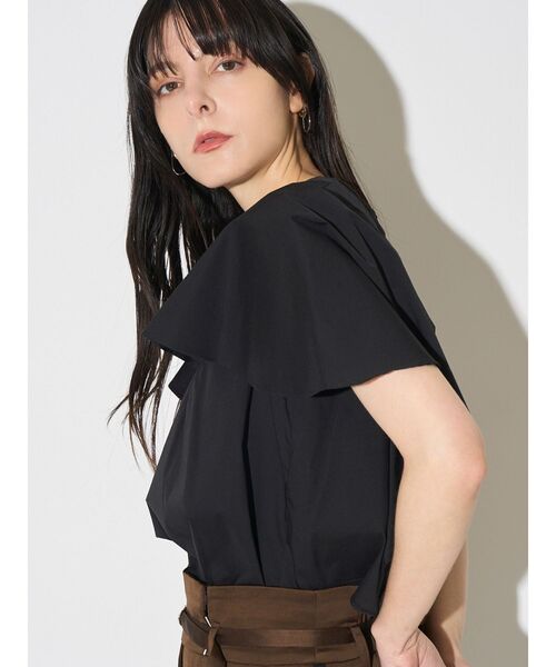 美品♡タグ付き♡エレンディークブラウス ELENDEEK（エレンディーク） ブラウス シャツ ケープライクブラウス