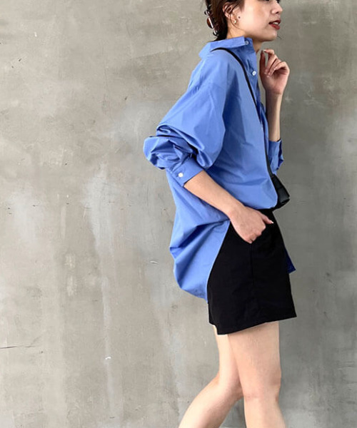 「ISOOK」 長袖シャツ FREE ブルー レディース_画像8