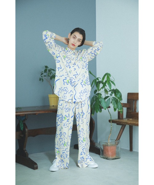 「mici」 イージーパンツ SMALL ブラック レディース_画像6