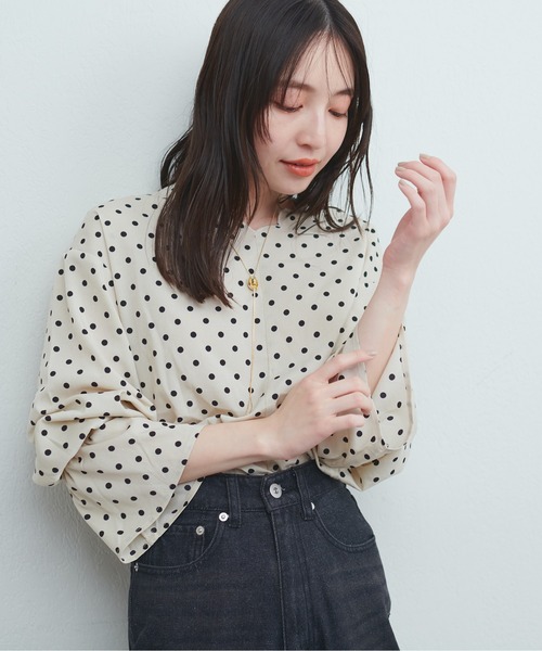 「natural couture」 長袖ブラウス FREE ベージュ レディース_画像5