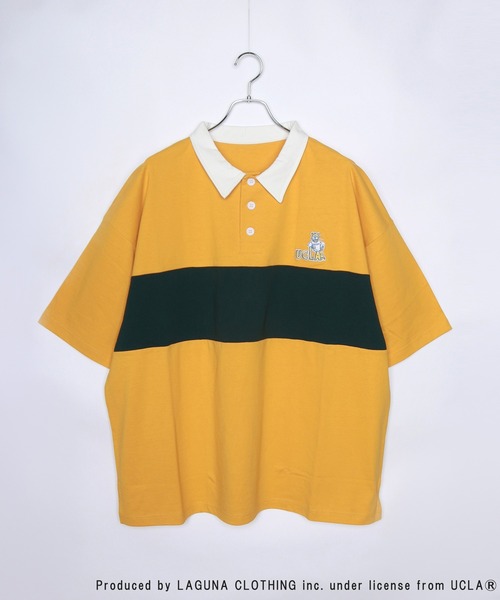 「UCLA」 半袖シャツ L ブルー メンズ_画像5