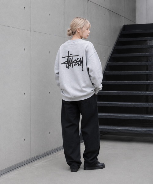 STUSSY（ステューシー） トレーナー スウェット BASIC LOGO RAISING OF