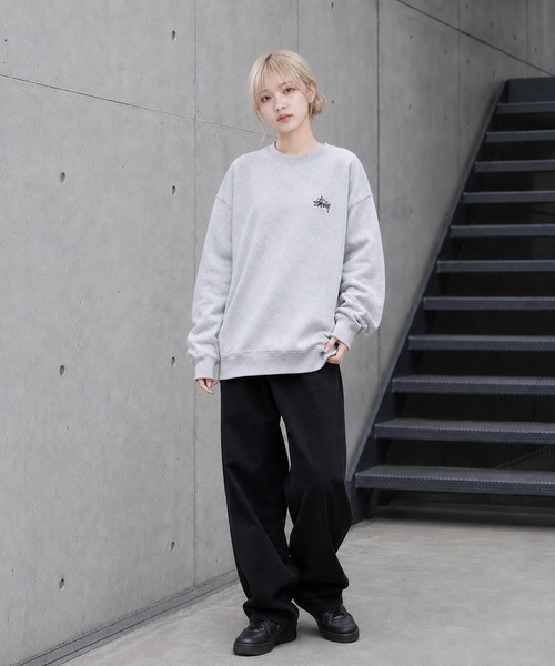 STUSSY（ステューシー） トレーナー スウェット 裏起毛 BASIC LOGO