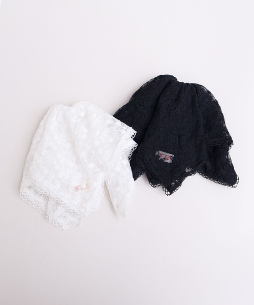 fig London Aerialpile puff CO ブラック fig London（フィグロンドン） シュシュ Hazel chouchou : ZOZOTOWN