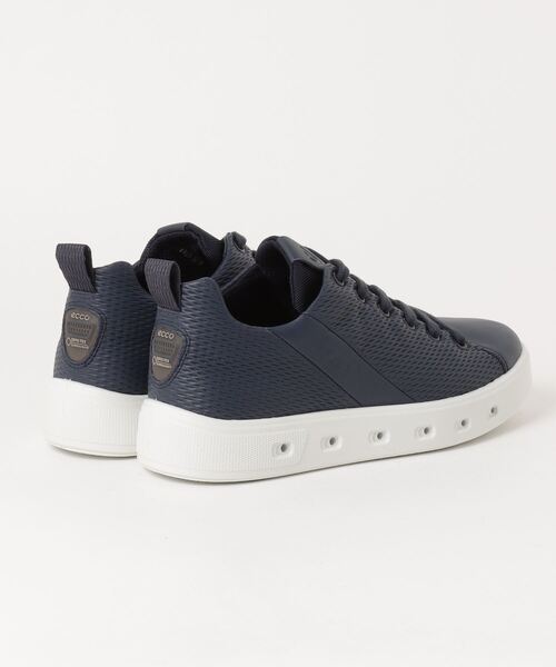 「ECCO」 ローカットスニーカー 24.5cm ネイビー メンズ_画像2
