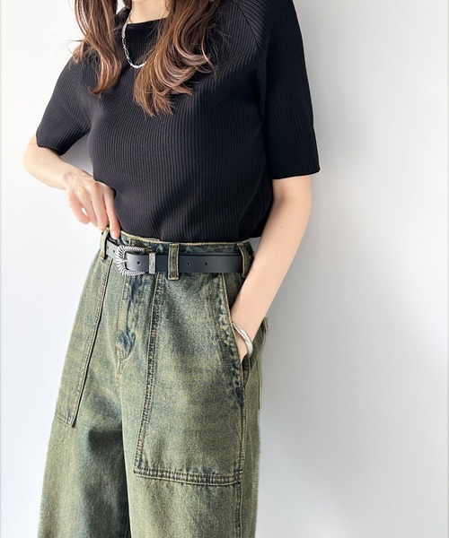 「Java」 デニムパンツ MEDIUM ブルー レディース_画像9