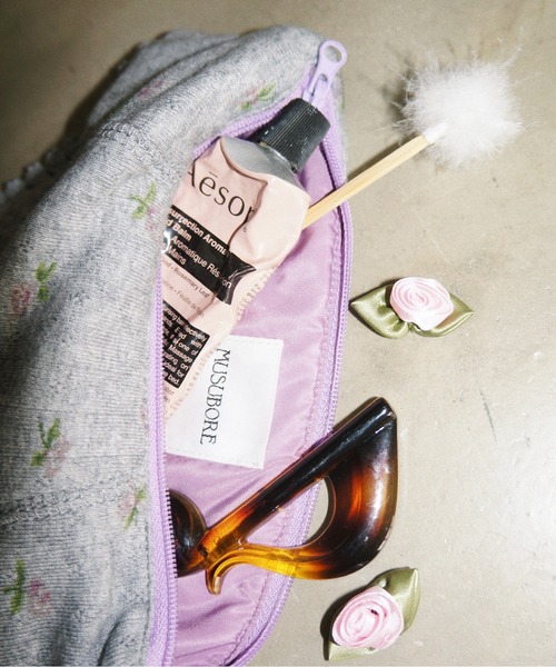 musubore（ムスボレ） ポーチ floral tighty pouch / パンツポーチ