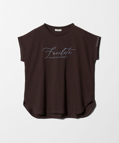 tシャツ 半袖 「WEB限定」「at ease」エンブロイダリー カットソー レディース | green label relaxing | 21