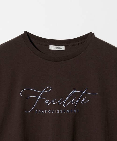 tシャツ 半袖 「WEB限定」「at ease」エンブロイダリー カットソー レディース | green label relaxing | 19