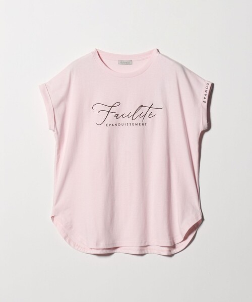 tシャツ 半袖 「WEB限定」「at ease」エンブロイダリー カットソー レディース | green label relaxing | 13