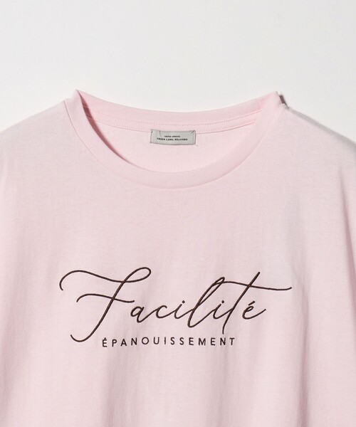 tシャツ 半袖 「WEB限定」「at ease」エンブロイダリー カットソー レディース | green label relaxing | 12