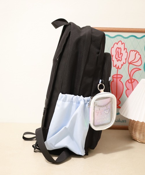 リュック Coboca+ポリクリアチェーンポーチ付Dパック キッズ 子供 女の子の画像
